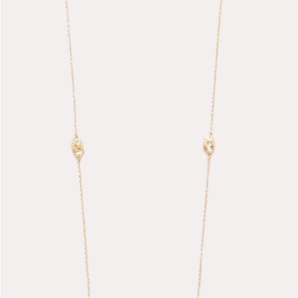 Coach Interlocking Open Circle Pearl Long Station Necklace,nwt ! - Picture 4 of 5